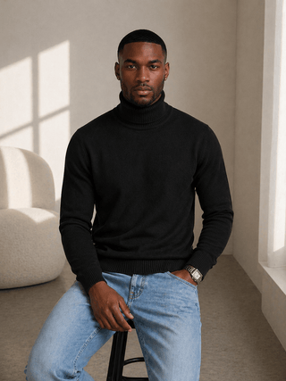 Aldo™ | Chandail en maille côtelée à col montant – North & Co. Canada