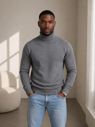 Aldo™ | Chandail en maille côtelée à col montant – North & Co. Canada
