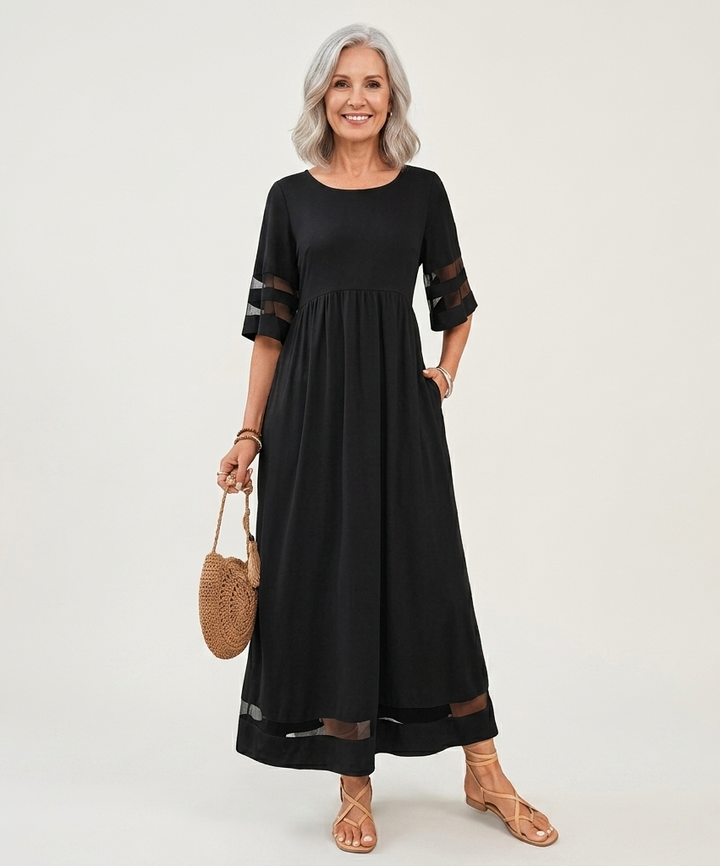 Aubrey™ | Robe Midi Flatteuse et Lissante pour le Ventre
