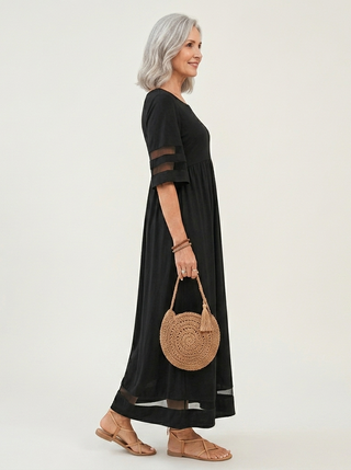 Aubrey™ | Robe Midi Flatteuse et Lissante pour le Ventre