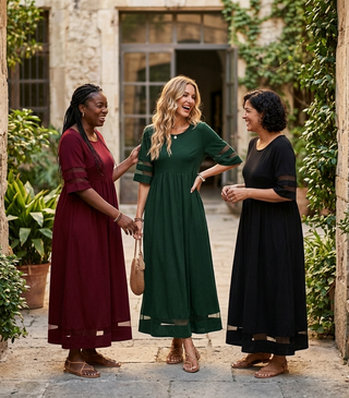 Aubrey™ | Robe Midi Flatteuse et Lissante pour le Ventre