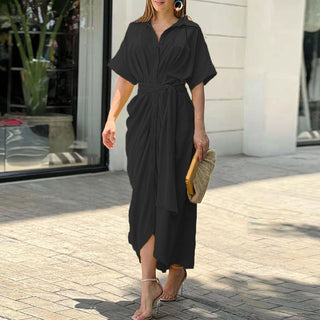 Patricia | Robe Chemise Élégante avec Ceinture