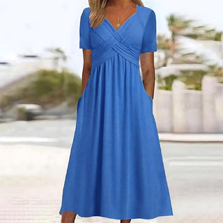 ISADORA | ELEGANT A-LINE MIDI DRESS - North & Co. Canada