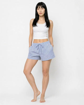 Jade™ | Short de plage rayé à cordon – North & Co. Canada