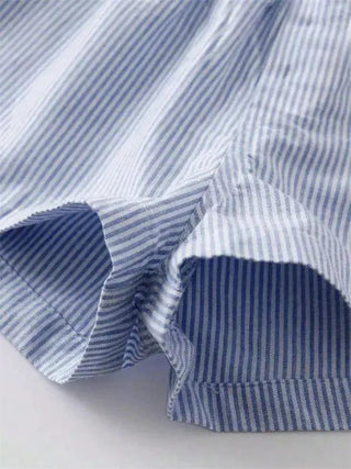 Jade™ | Short de plage rayé à cordon – North & Co. Canada