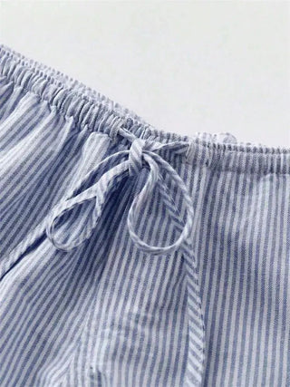 Jade™ | Short de plage rayé à cordon – North & Co. Canada