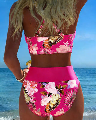 Jolina™ | Bikini deux-pièces à imprimé floral et contraste - North & Co. Canada