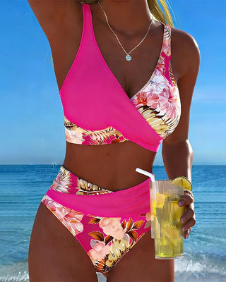 Jolina™ | Bikini deux-pièces à imprimé floral et contraste - North & Co. Canada