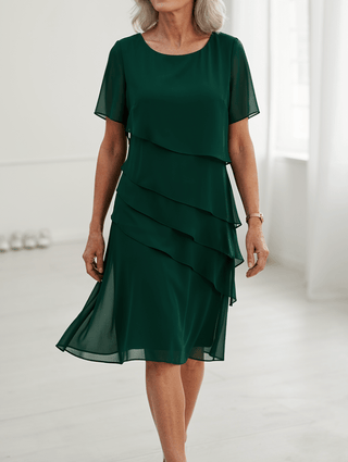 Juliette | Elegant, Flowing Dress with Ruffles - North & Co. Canada