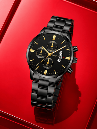 Nikos™ | Montre à quartz en acier inoxydable – North & Co. Canada