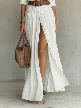 Robe longue à col cranté et manches longues pour femme • S1 - North & Co. Canada