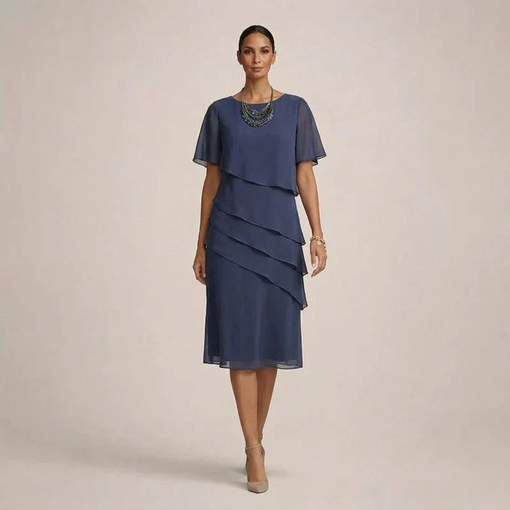 Mara | Robe élégante à volants au confort flatteur - North & Co. Canada