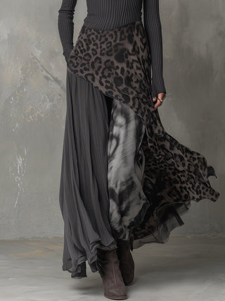 Martina | Robe longue de style bohème à imprimé léopard • S1 - North & Co. Canada