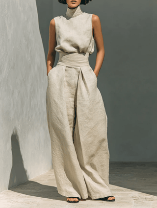 Nuria | Ensemble haut sans manches minimaliste • S1 - North & Co. Canada
