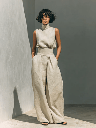 Nuria | Ensemble haut sans manches minimaliste • S1 - North & Co. Canada