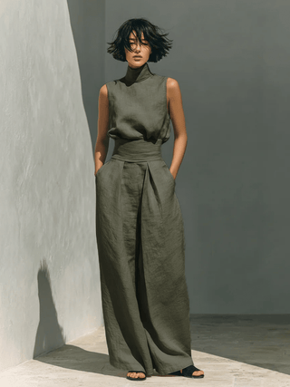 Nuria | Ensemble haut sans manches minimaliste • S1 - North & Co. Canada