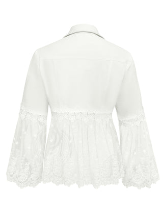 Sunnelace™ | Veste à Panneaux en Dentelle