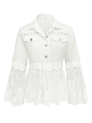 Sunnelace™ | Veste à Panneaux en Dentelle