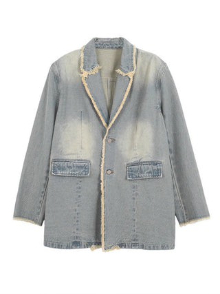 Dionne™ | Blazer surdimensionné de style vintage avec bords bruts