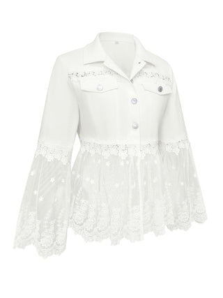 Sunnelace™ | Veste à Panneaux en Dentelle