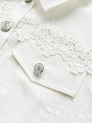 Sunnelace™ | Veste à Panneaux en Dentelle
