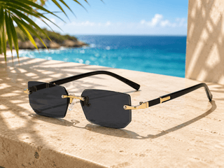 Rio™ | Lunettes de soleil rectangulaires sans monture – North & Co. Canada