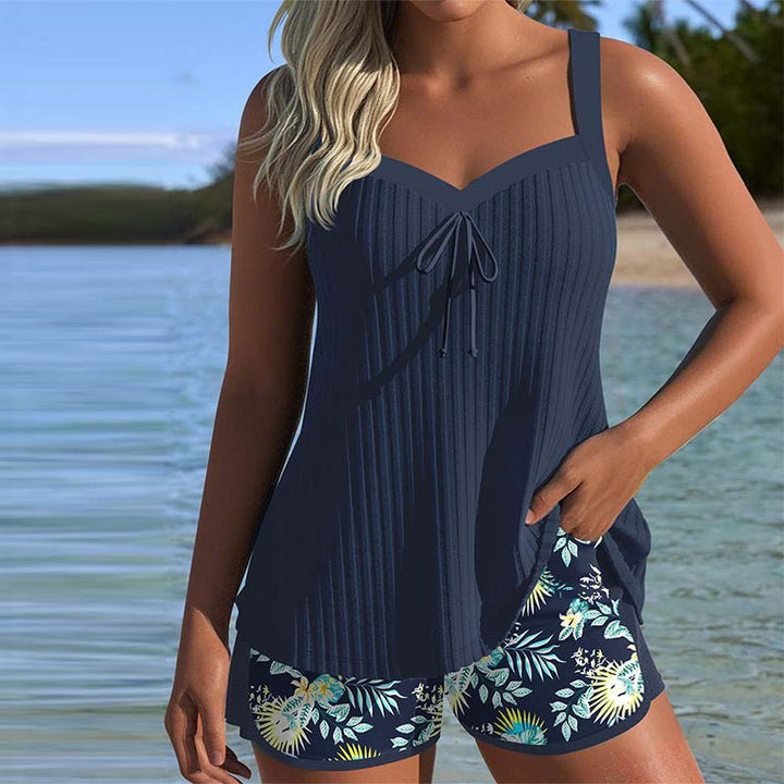 Rory™ | Tankini rayé avec culotte deux pièces - North & Co. Canada