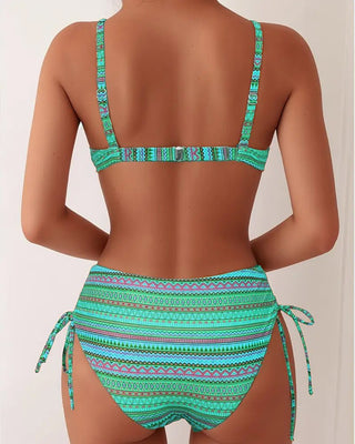 Rosa™ | Bikini deux pièces à imprimé rayé - North & Co. Canada
