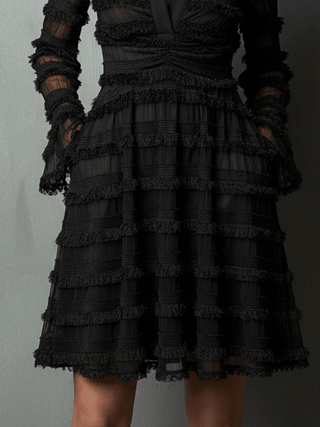 Rosalie™ | Robe courte élégante à décolleté en V plongeant - North & Co. Canada
