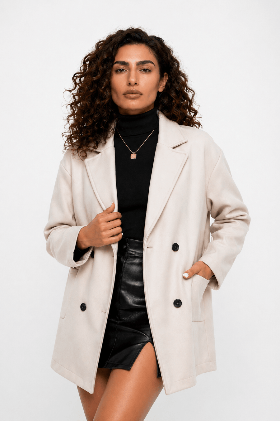 Serena™ | Midi Wool Blend Coat