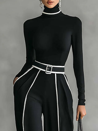 Vera™ | Ensemble élégant à détail contrastant - North & Co. Canada